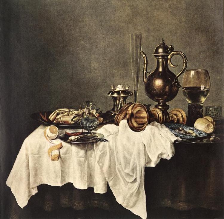 HEDA, Willem Claesz. Breakfast of Crab  sdg